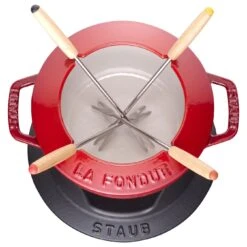 Staub Fondue Set 16 Cm, Kirsch-Rot -Heimische Küche Verkäufe 40511 973 0 2