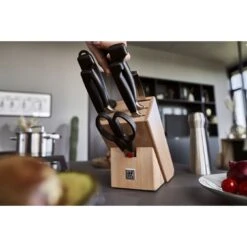 Zwilling Messerblockset 8-tlg, Natur -Heimische Küche Verkäufe 424415690