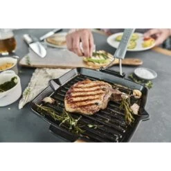 Staub Grillpfanne 24 X 24 Cm, Gusseisen, Schwarz -Heimische Küche Verkäufe 424418857