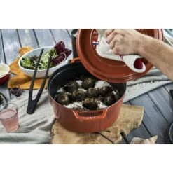 Staub Cocotte 28 Cm, Rund, Zimt, Gusseisen -Heimische Küche Verkäufe 424418892