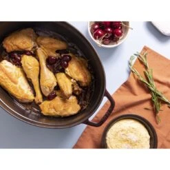 Staub Cocotte 33 Cm, Oval, Grenadine-Rot, Gusseisen -Heimische Küche Verkäufe 424420853