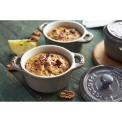 Staub Mini Cocotte 10 Cm, Rund, Antik-Grau, Keramik -Heimische Küche Verkäufe 424421812