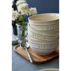 Staub Schüssel 14 Cm, Keramik, Elfenbein-Weiß -Heimische Küche Verkäufe 424424398