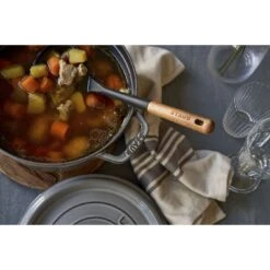 Staub Cocotte 24 Cm, Rund, Graphit-Grau, Gusseisen -Heimische Küche Verkäufe 424424407