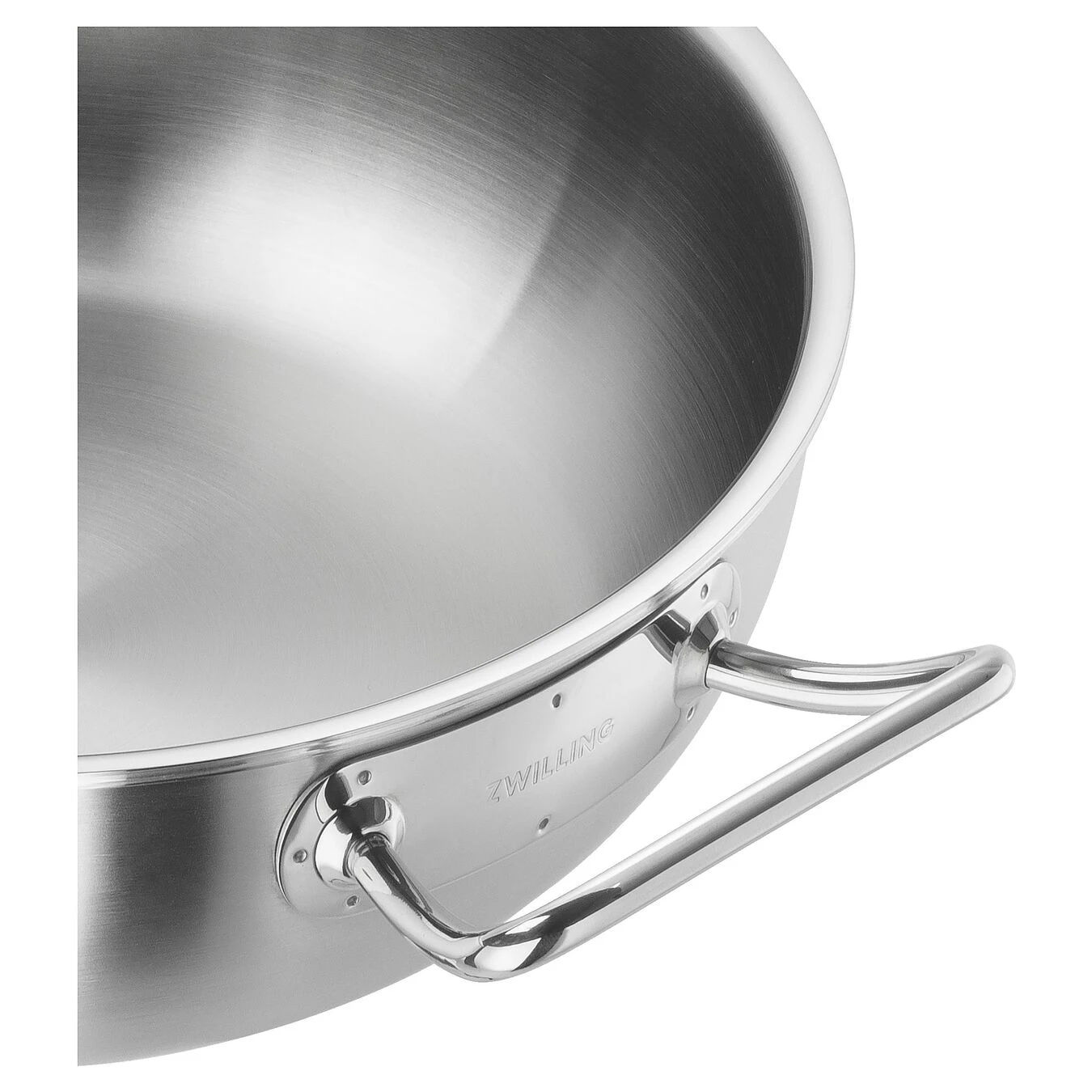 Zwilling Wok 30 Cm, 18/10 Edelstahl 2 Zwilling Wok 30 Cm, 18/10 Edelstahl – Bild 2