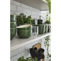 Staub Schüssel 12 Cm, Keramik, Basilikum-Grün -Heimische Küche Verkäufe 750032037