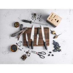 Zwilling Messerblockset 7-tlg, Schwarz -Heimische Küche Verkäufe 750038668